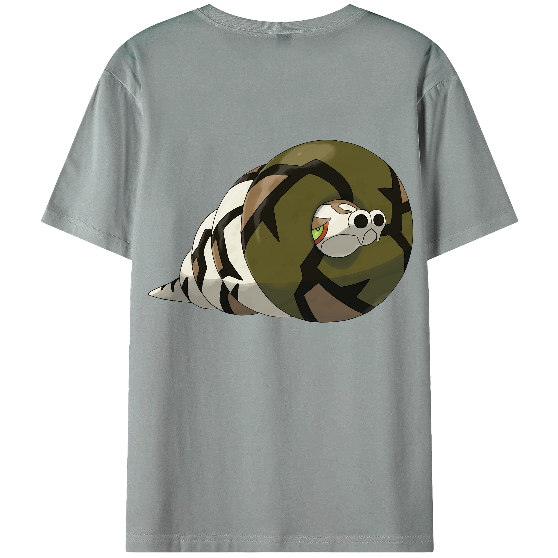 （画像用） ポケットモンスター Pokémon 綿100％ メンズ半袖Tシャツ（バックプリント） 通気性